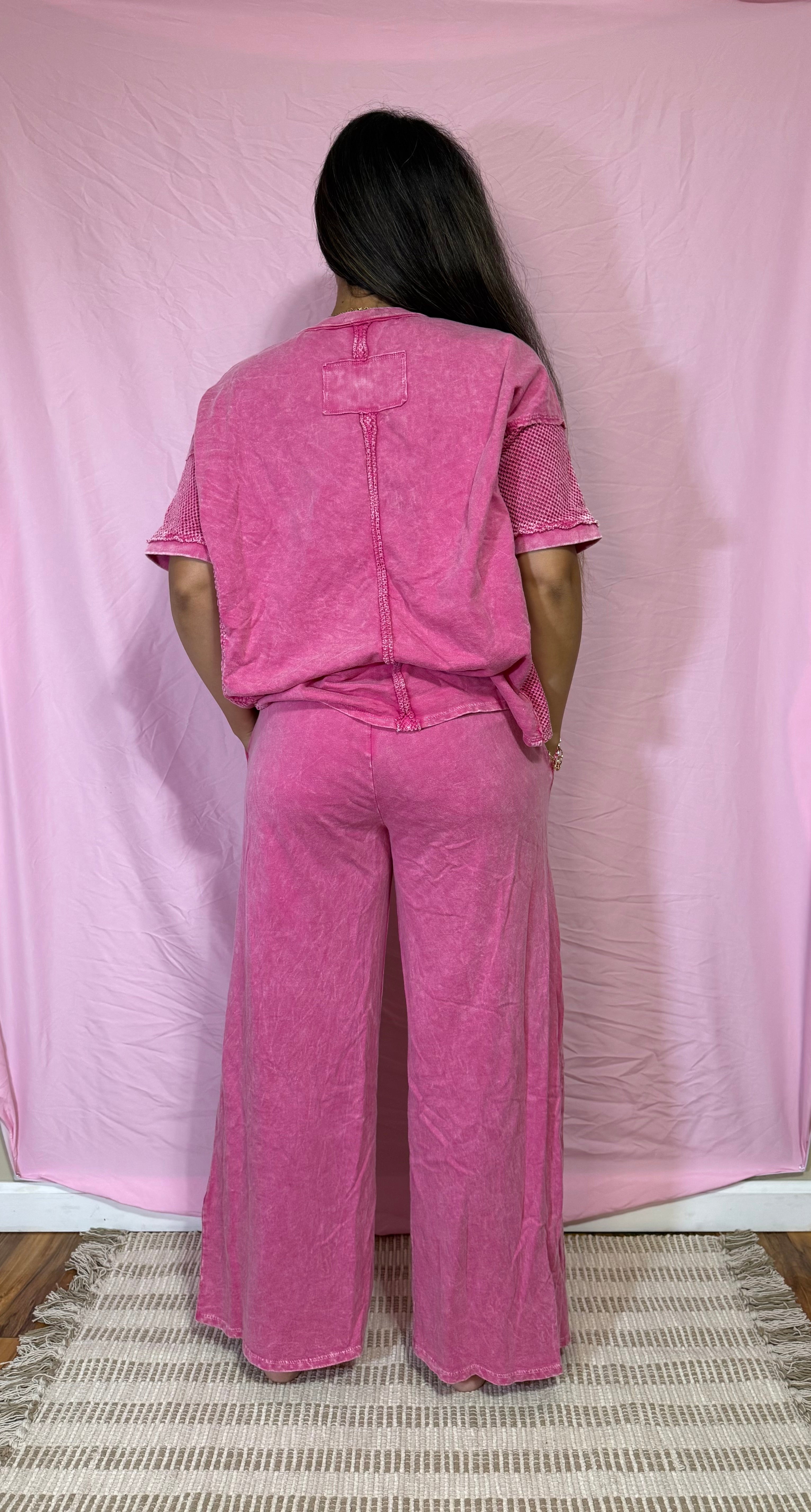 Mineral Washed Mesh Star T-Shirt
