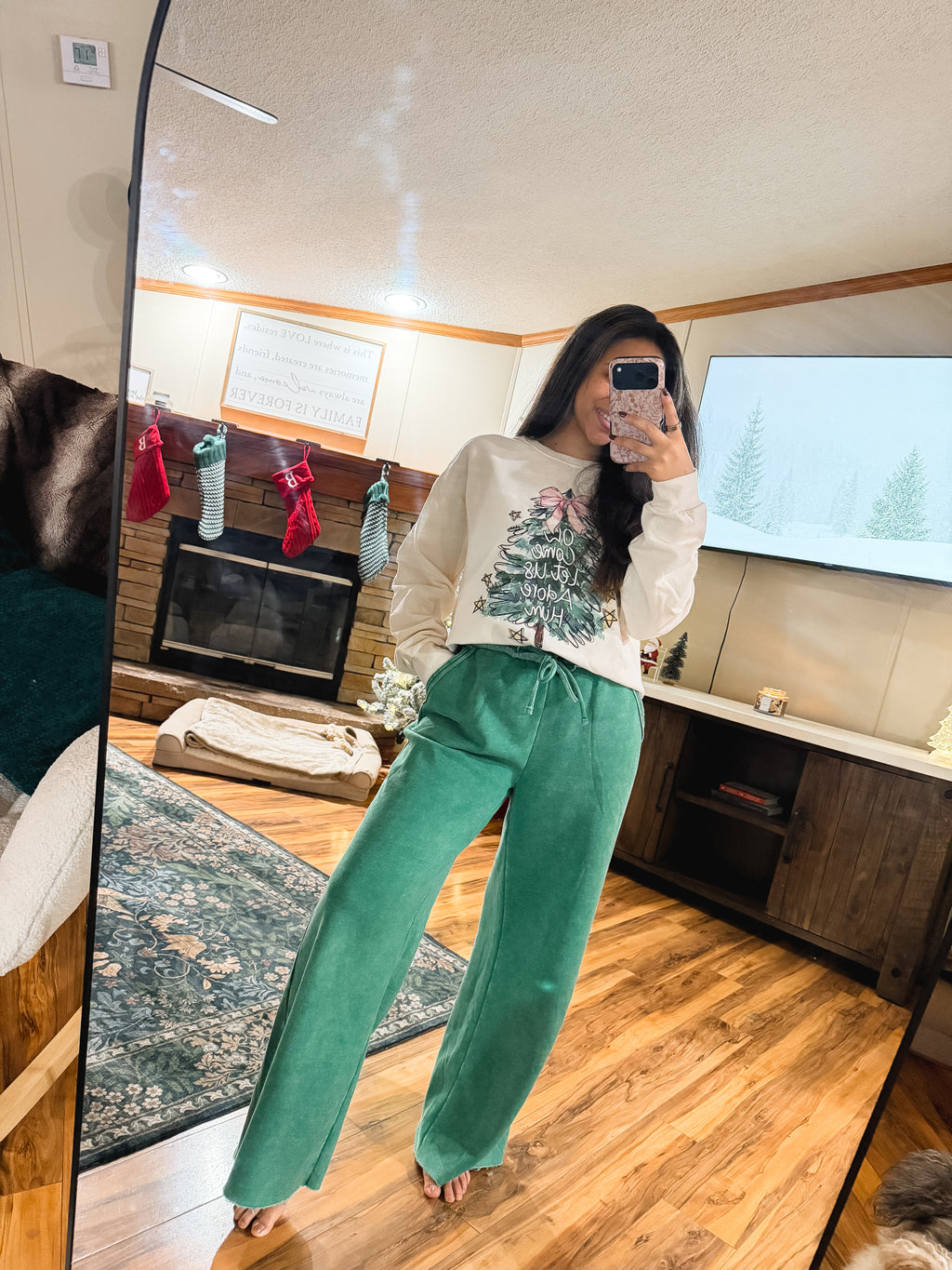 Acid wash Fleece Sweatpants