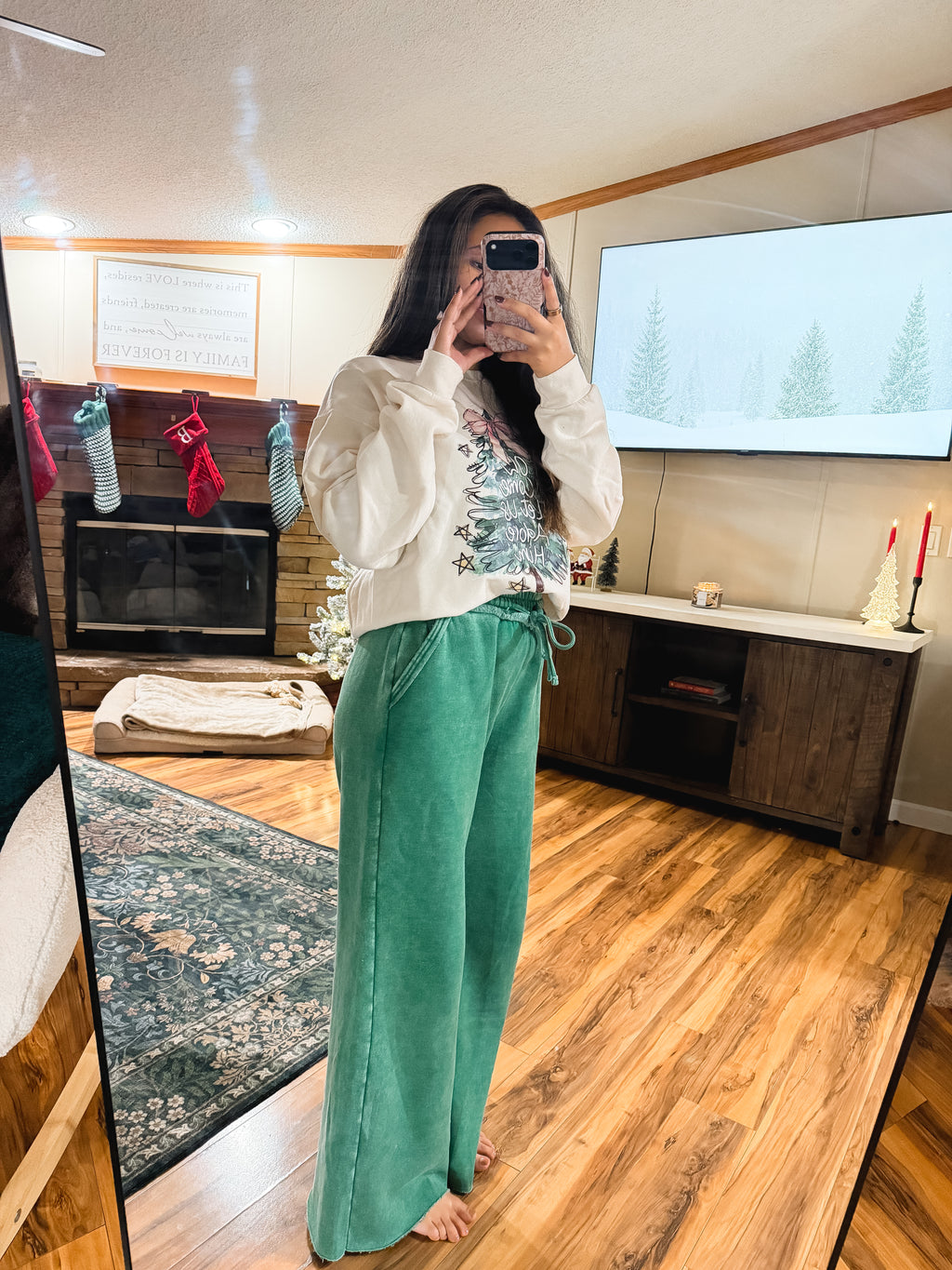 Acid wash Fleece Sweatpants