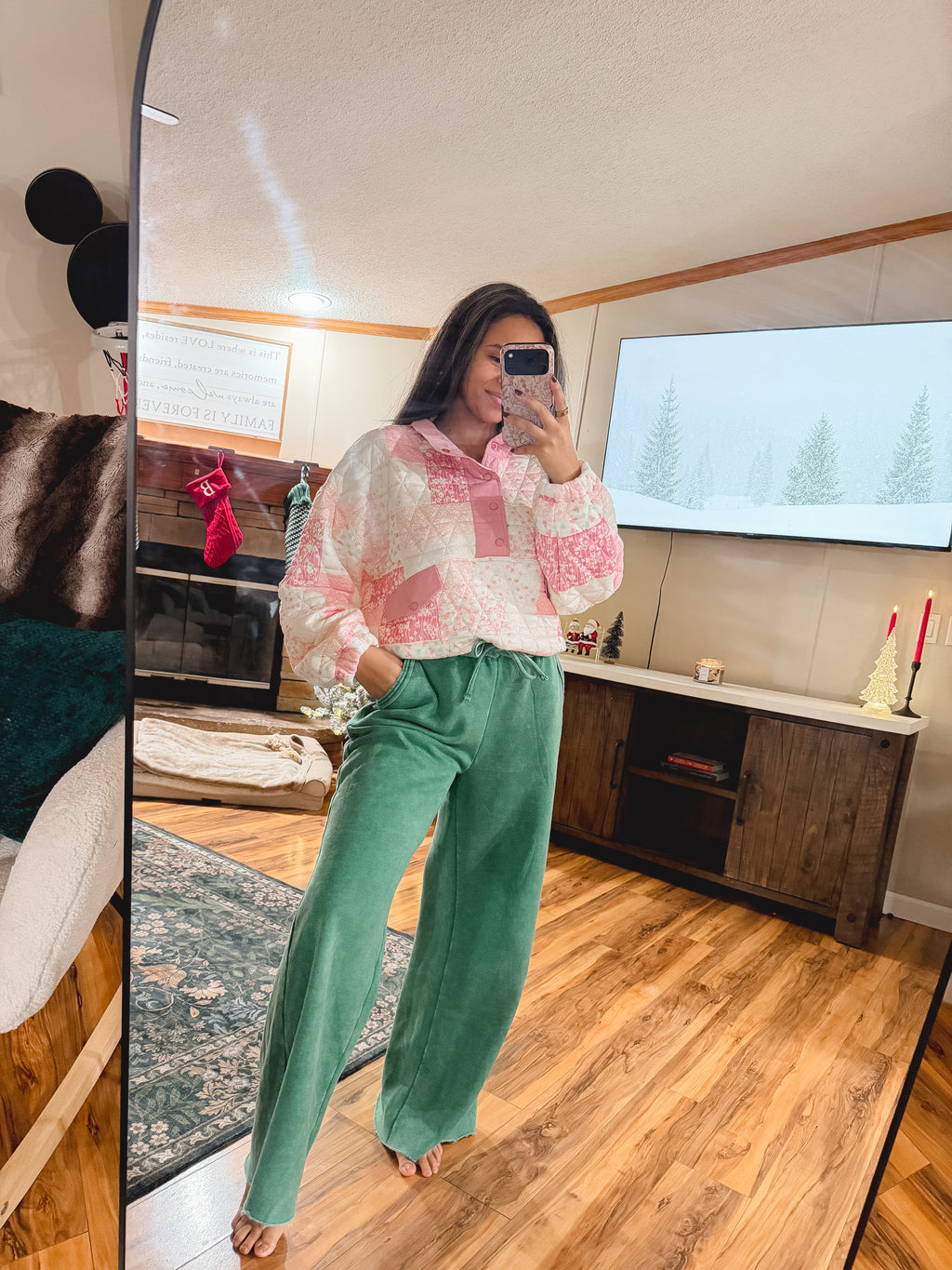 Acid wash Fleece Sweatpants